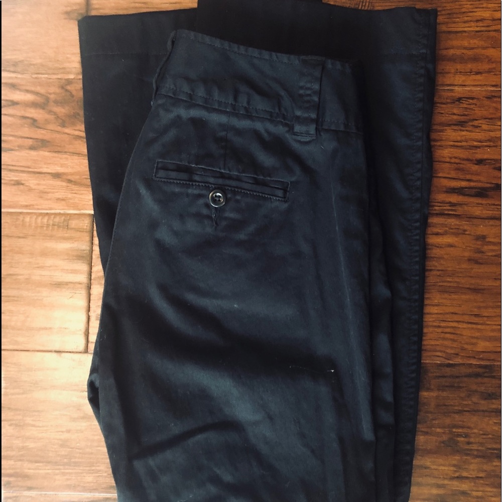 GAP straight leg curvy black pants SIZE 1